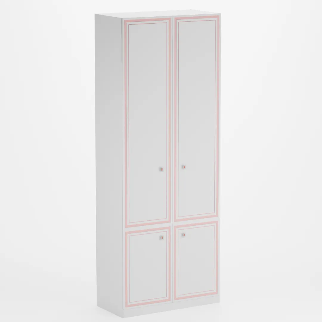 Шкаф двухдверный с перемычкой А210.44-4Р Шкаф двухдверный с перемычкой А210.44-4Р