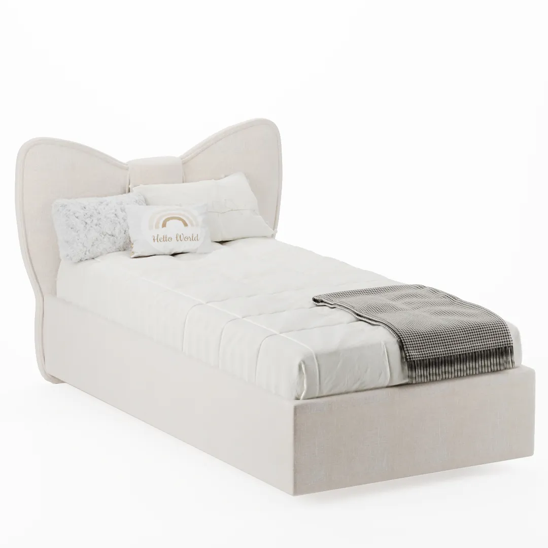 Кровать односпальная мягкая SANDY с подъемным механизмом Кровать односпальная мягкая SANDY с подъемным механизмом