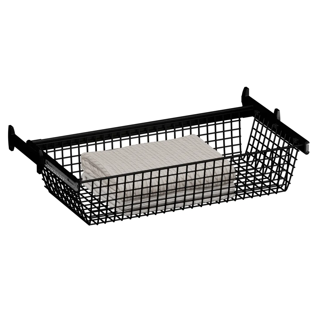 BELLE Корзина для белья 900 мм, цвет черный, BE90BABL