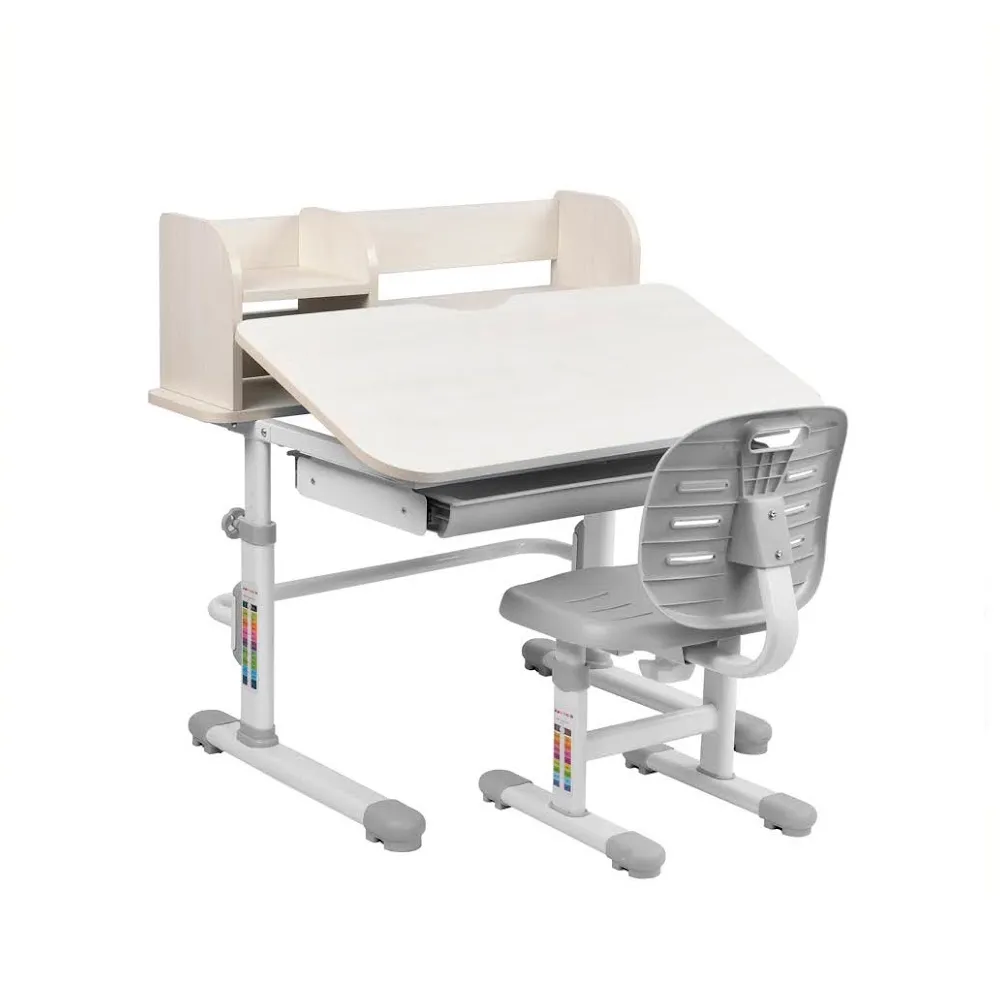 Комплект парта + стул трансформеры Carezza Grey-w FUNDESK