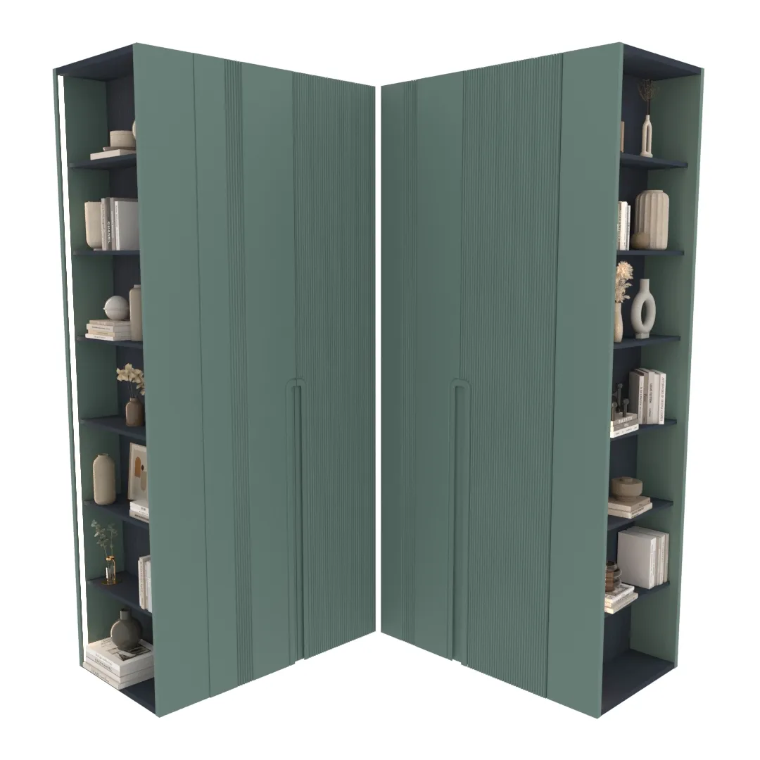 Шкафная группа Lazio фрезерованные фасады в эмали 30