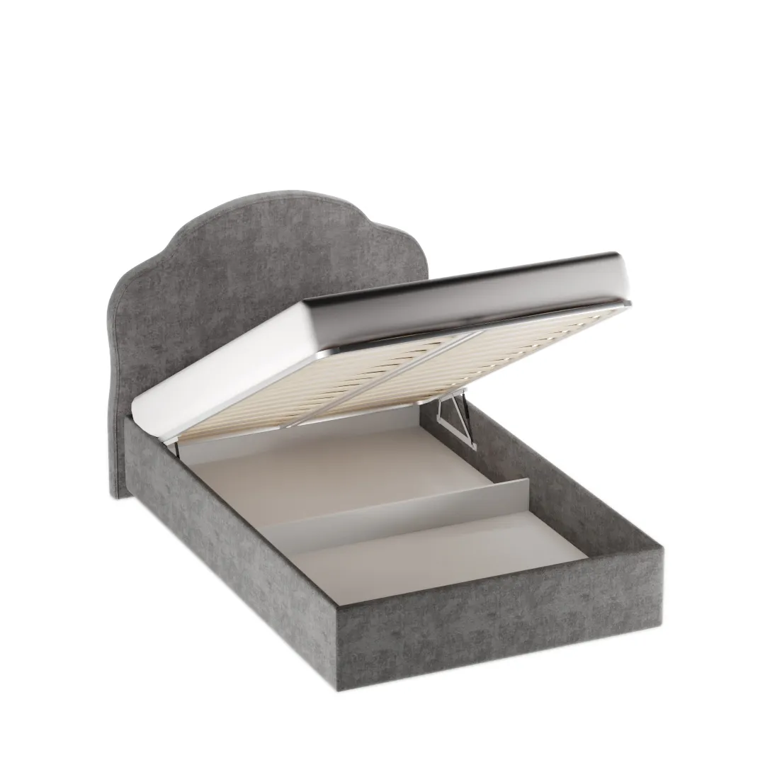 Кровать мягкая ВЕРДИ  VR120  с подъемным механизмом, 120x200