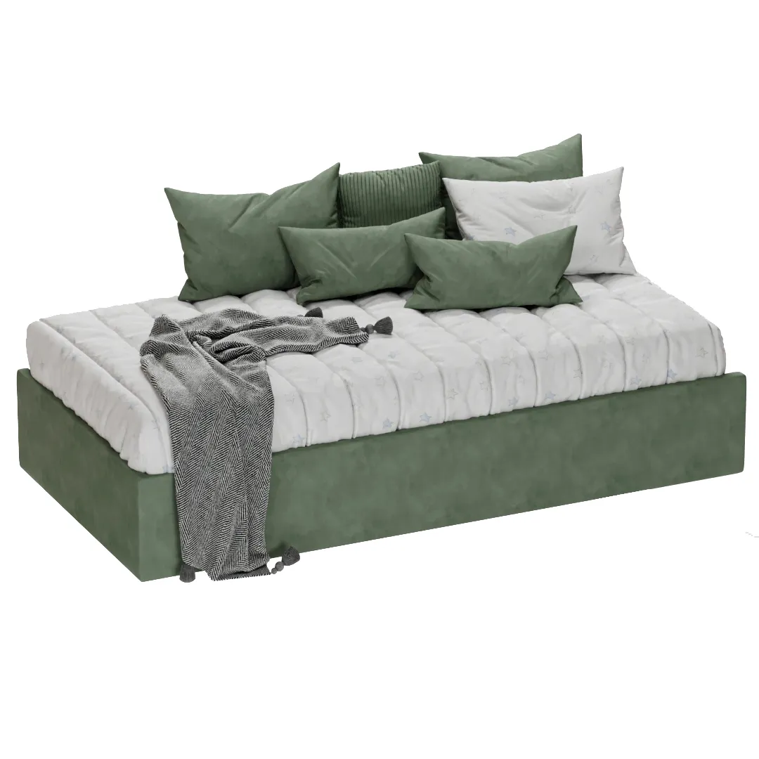 Детская кровать-подиум Короб-2 с подъемным механизмом , 90x190