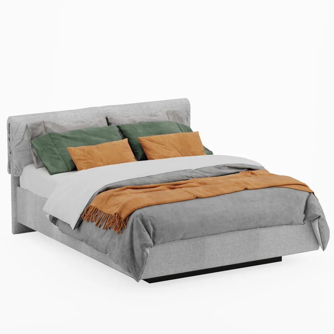 Кровать двуспальная мягкая КОЛИБРИ с подъемным механизмом, 140x200