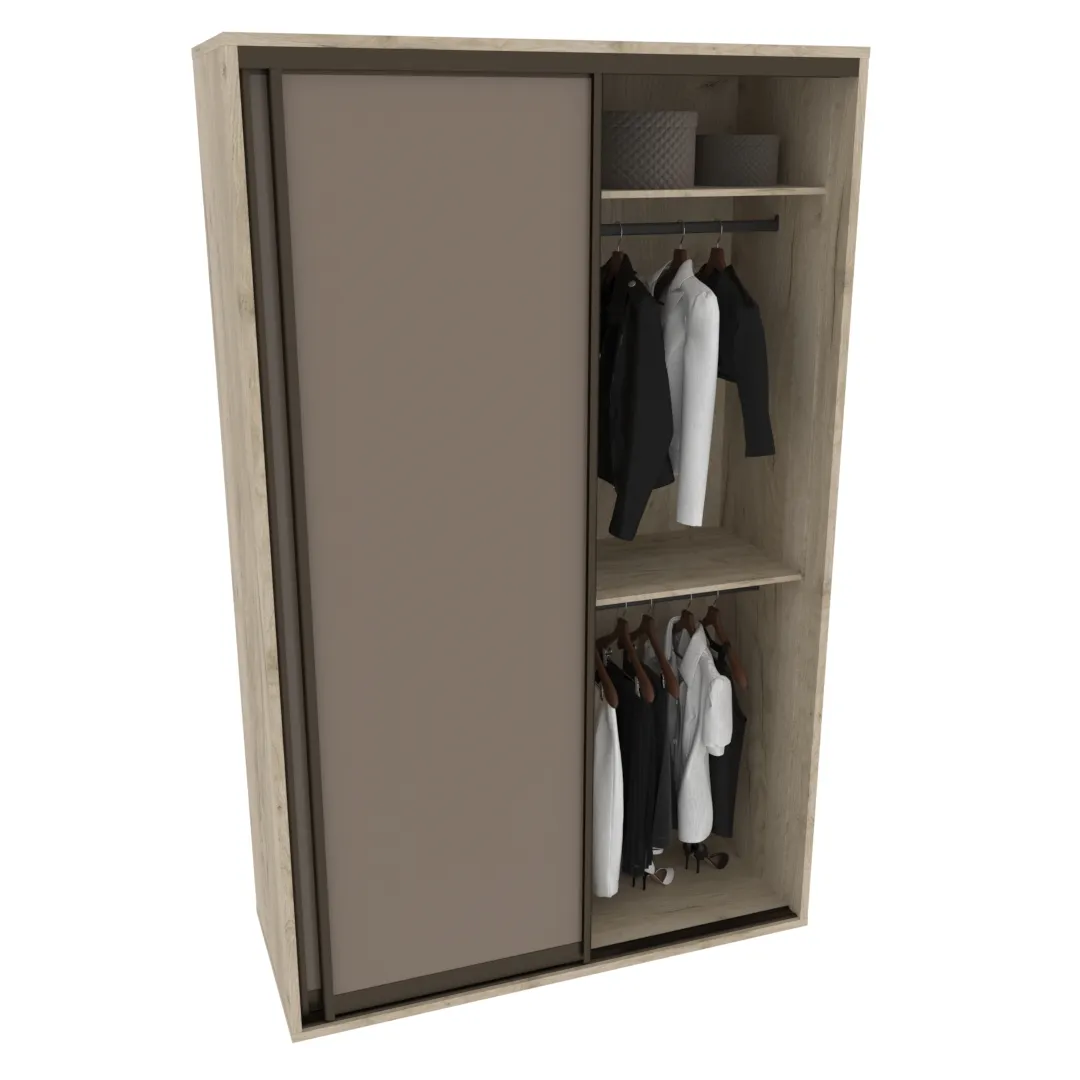 Шкаф-купе ХG150.60-3, профиль INTEGRO, фасад МДФ