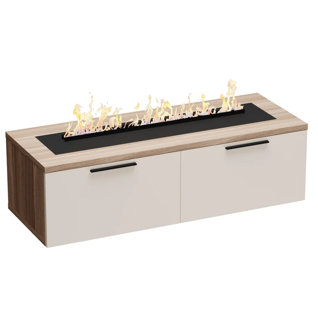 Тумба ТВ напольная с электрокамином L548.451