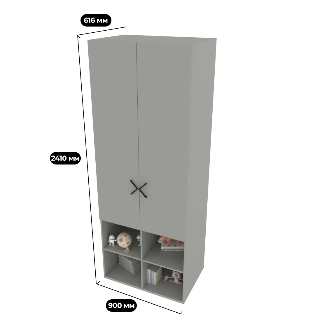 Шкаф двухдверный L217.60-4