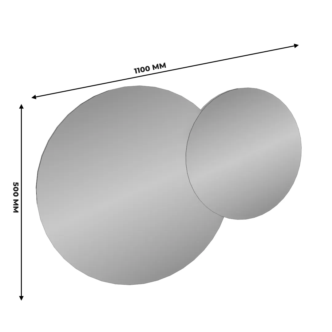 Зеркало двойное P808