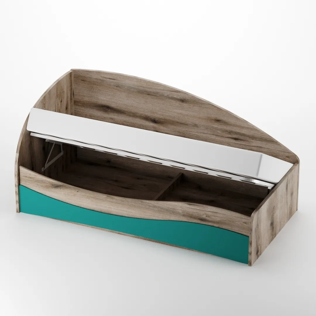 Кровать односпальная P901 с подъемным механизмом, 90x190