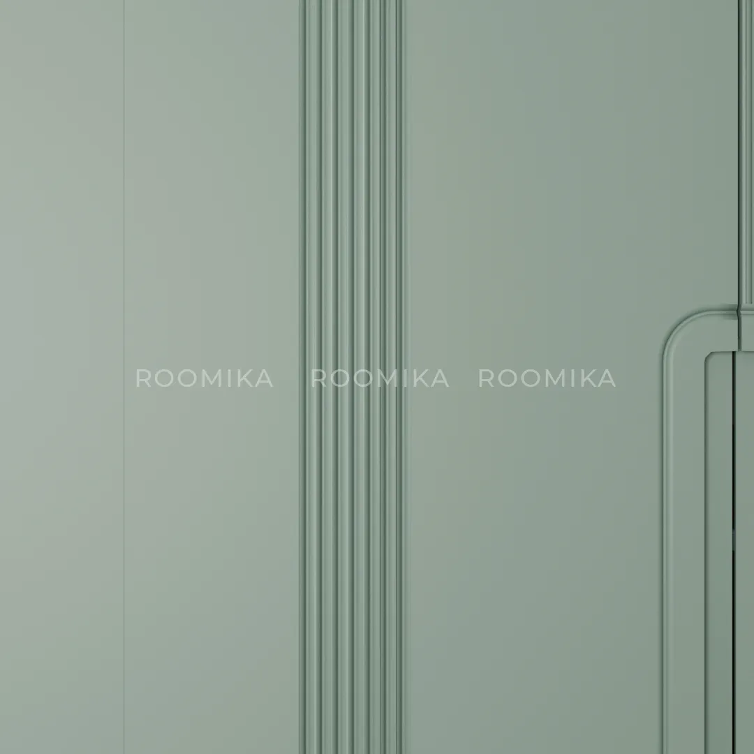 Шкаф 2 дверный, фрезерованные фасады в эмали LE-210.60-4