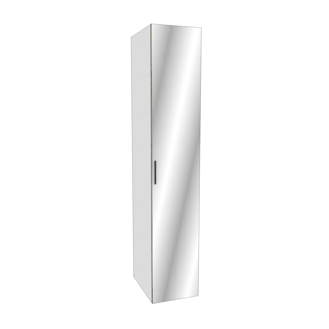 Шкаф 1 дверный узкий с зеркалом L220.60-4Z