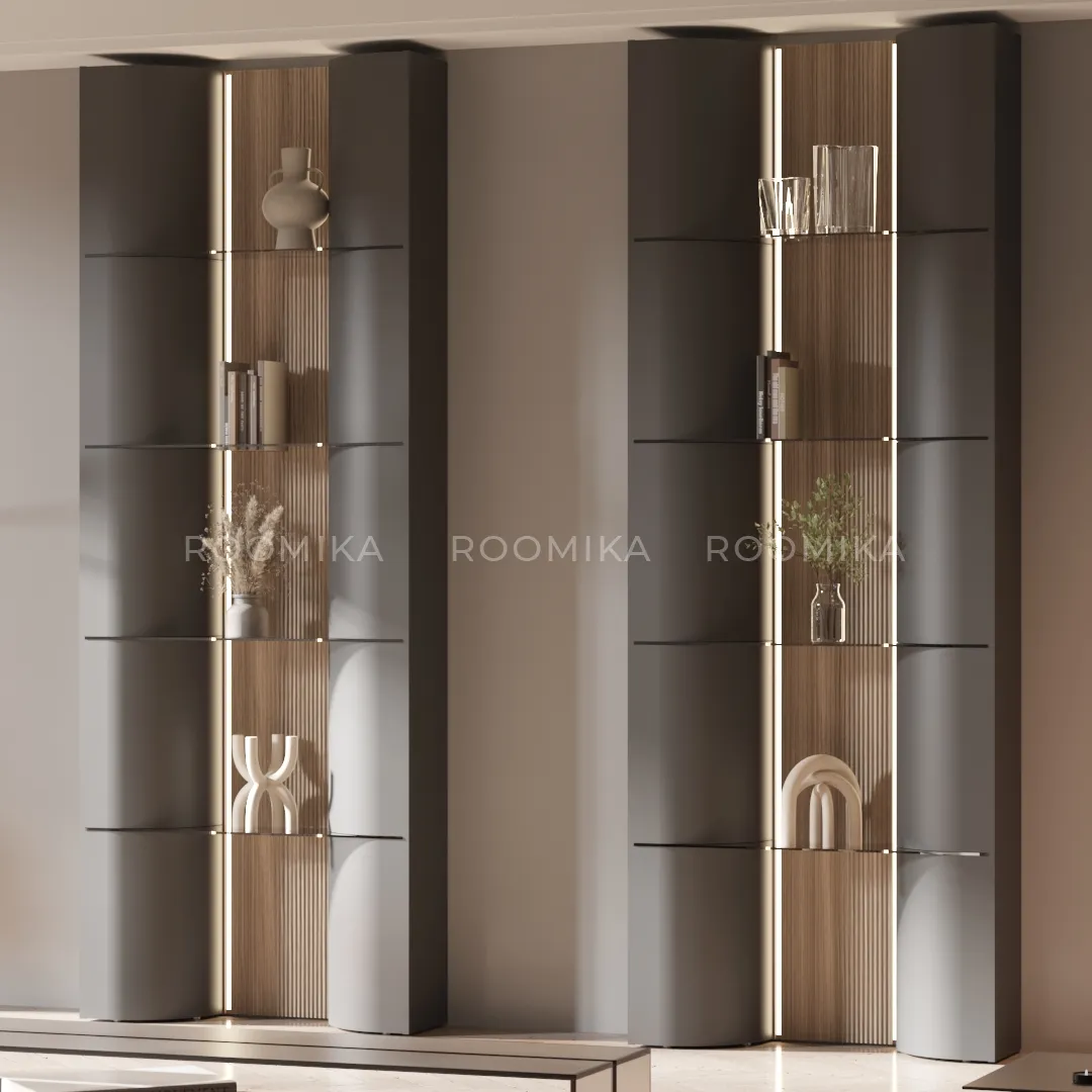 Стеллаж декоративный напольный с подсветкой FG300.250