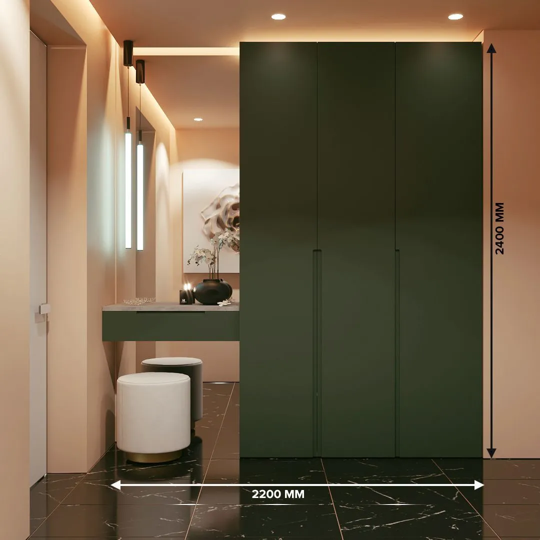 Lazio прихожая фасады в эмали 6