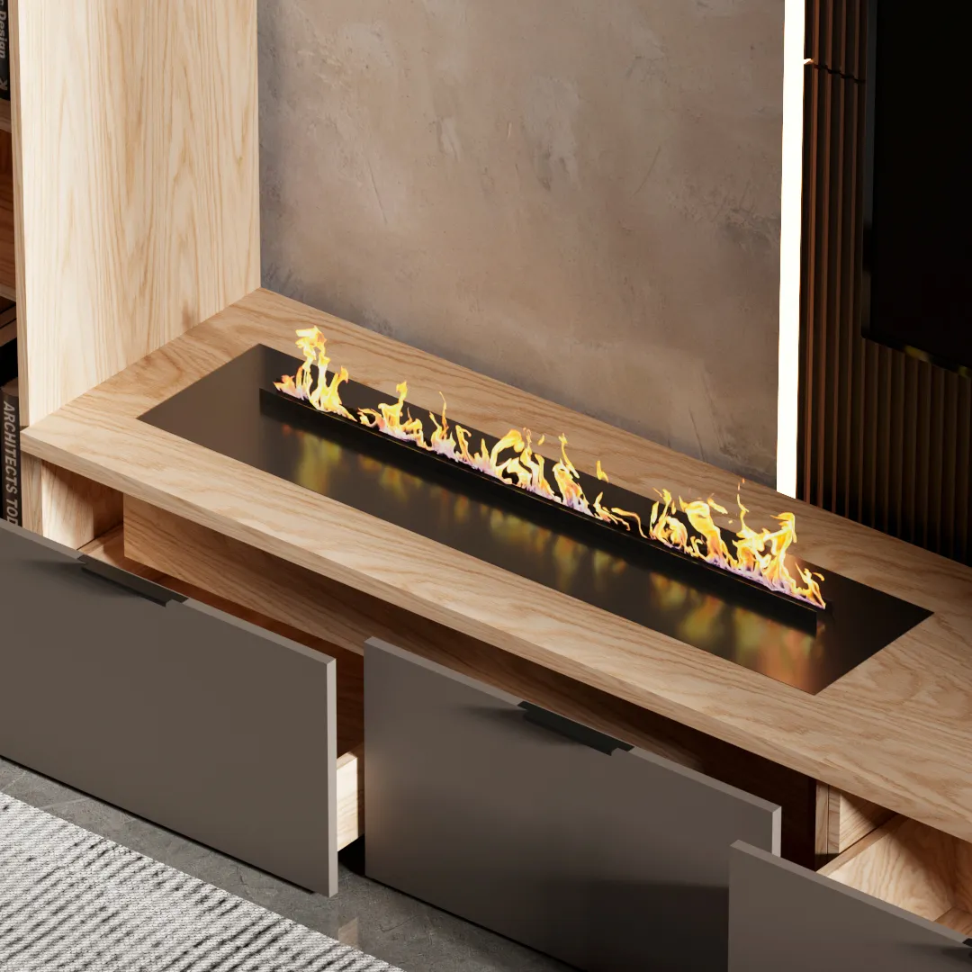 Lazio гостиная с электрокамином 21