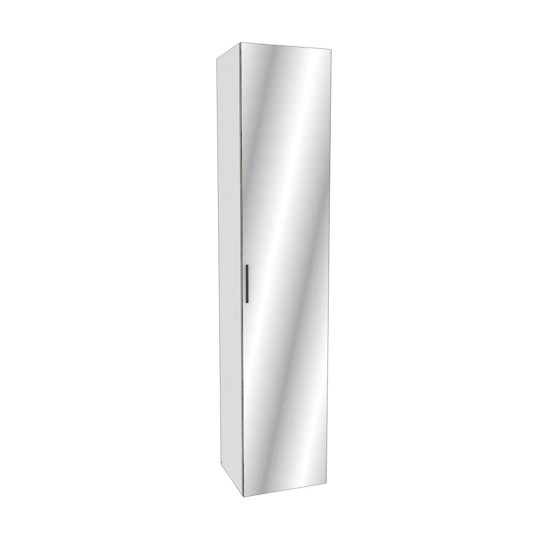 Шкаф 1 дверный широкий с зеркалом L221.44-4Z