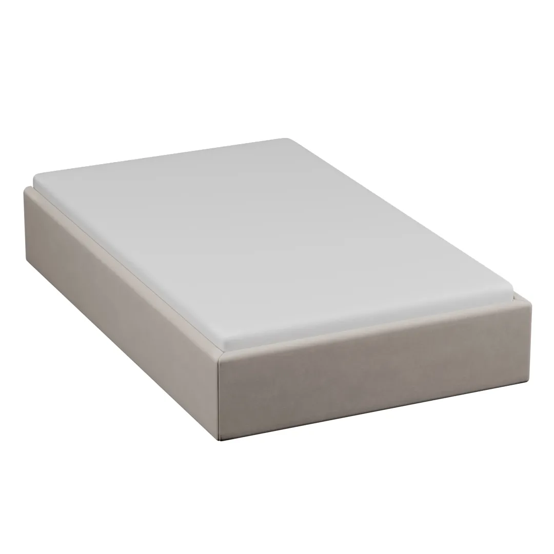 Мягкая кровать-подиум с коробом для хранения, 120x200