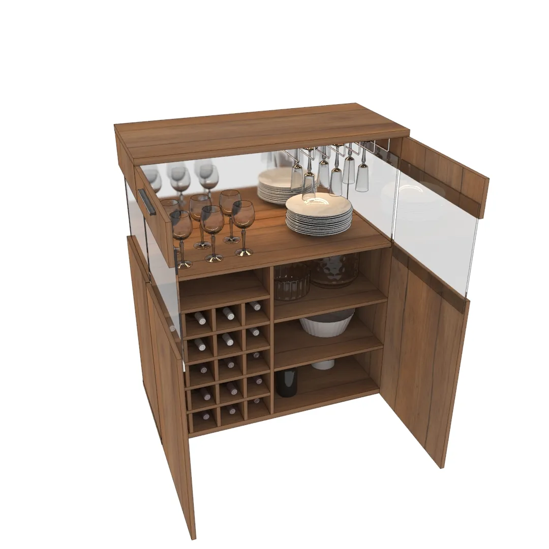 Винный шкаф с подсветкой L200