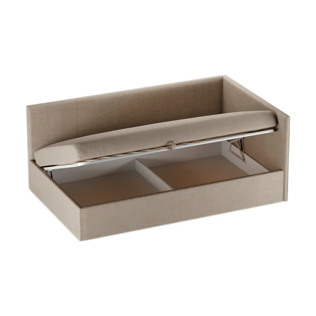 Мягкая кровать-диван КАРАТ-1200  с подъемным механизмом, 120х200