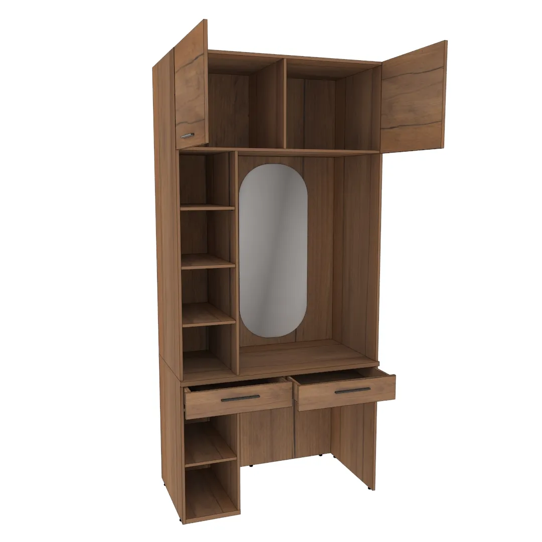 Столик туалетный с антресолью и стеллажом L414.60