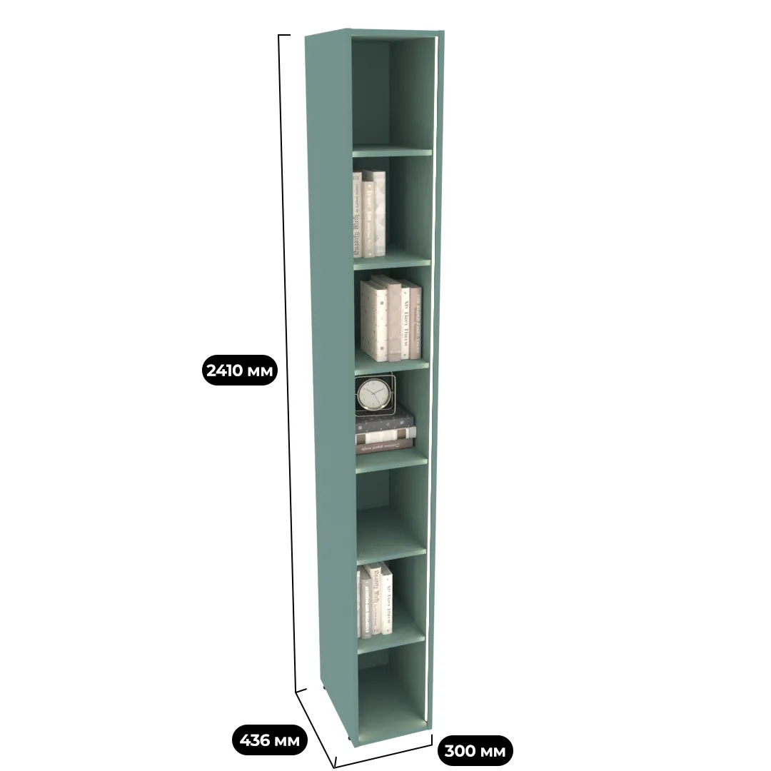 Cтеллаж открытый глубокий L233.44 с подсветкой