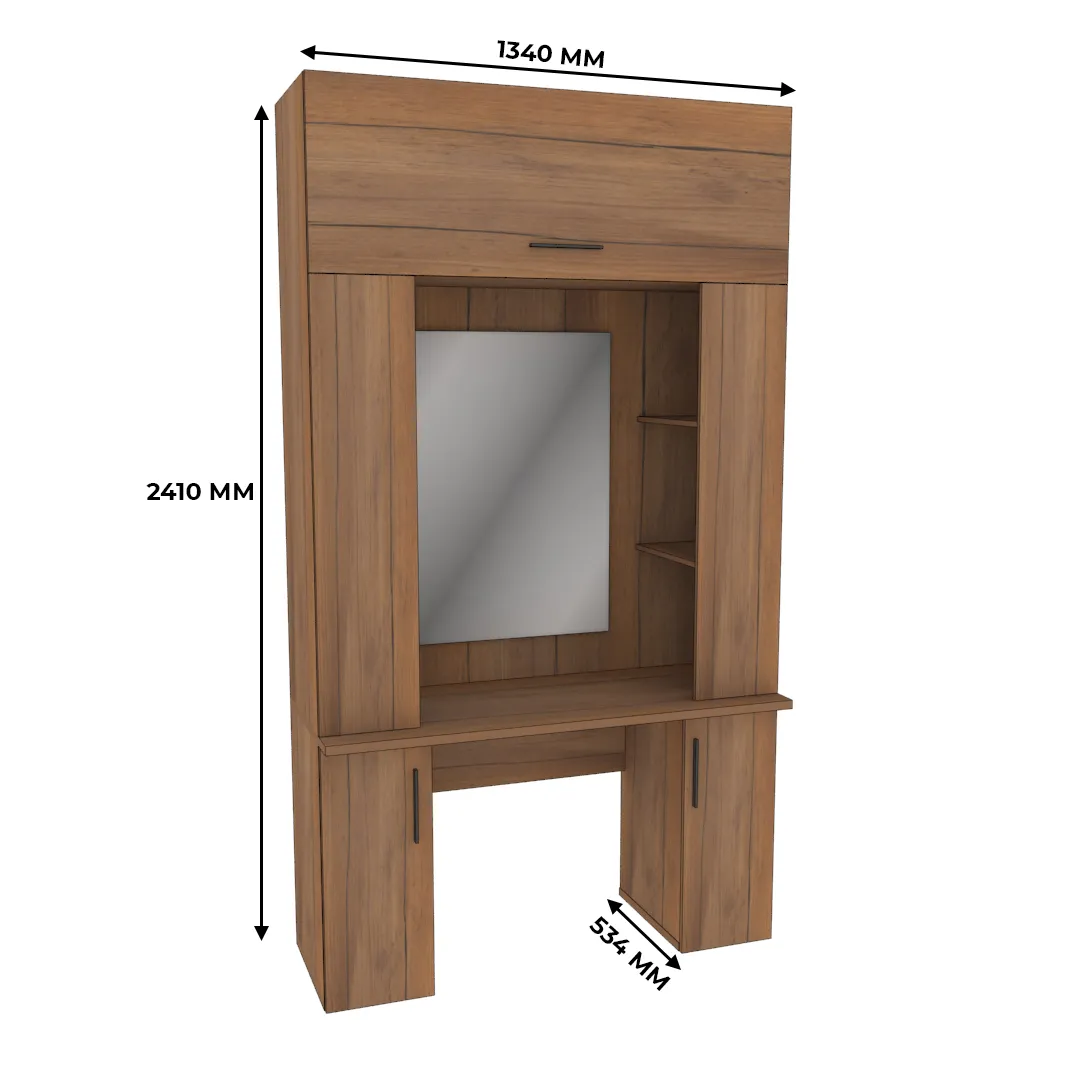 Стол туалетный с секцией и зеркалом L404.44