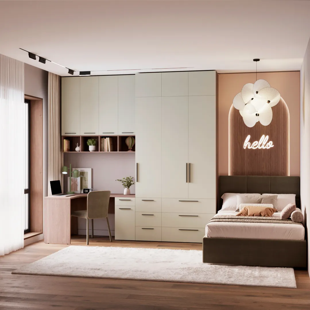 Шкаф книжный/для одежды с тремя ящиками L213