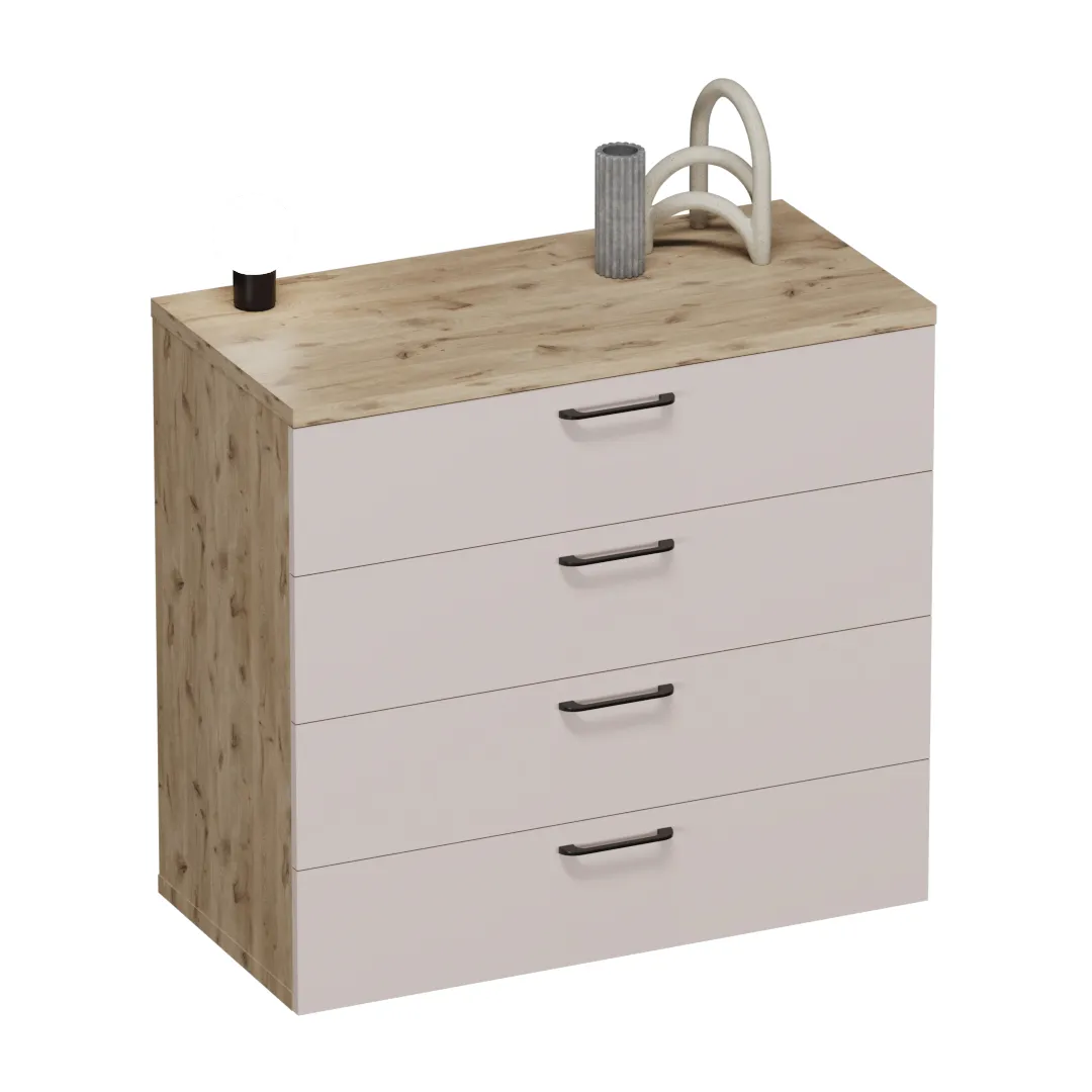 Комод 4 ящика L704