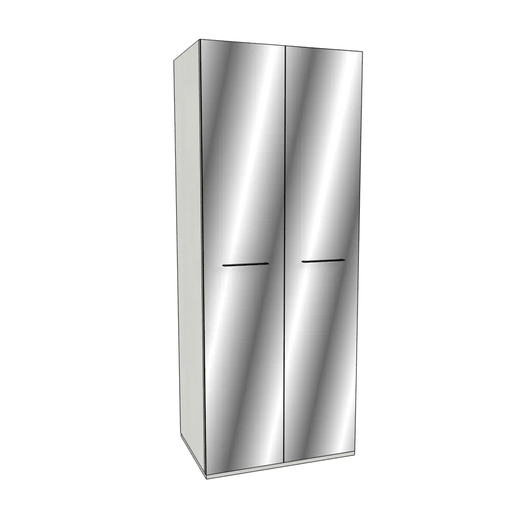 Шкаф двустворчатый зеркалом, фасады МДФ CG-210.60Z