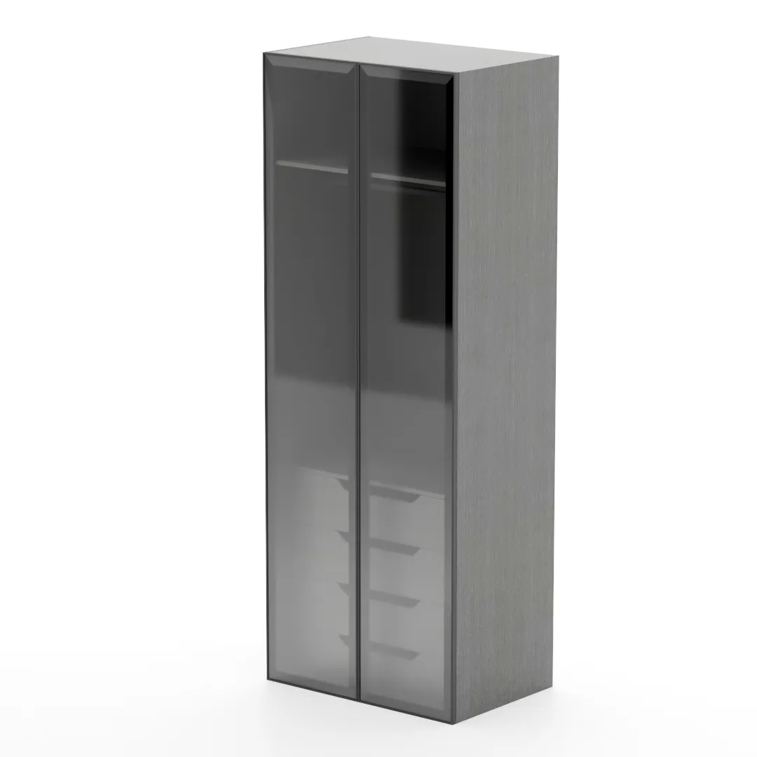 Шкаф для спальни с четырьмя ящиками и штангой R210.60-3 Шкаф для спальни с четырьмя ящиками и штангой R210.60-3