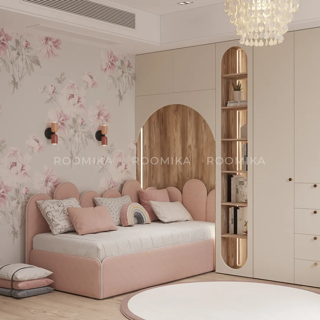 Мягкая кровать-диван КИПРОС с подъемным механизмом, 90x190