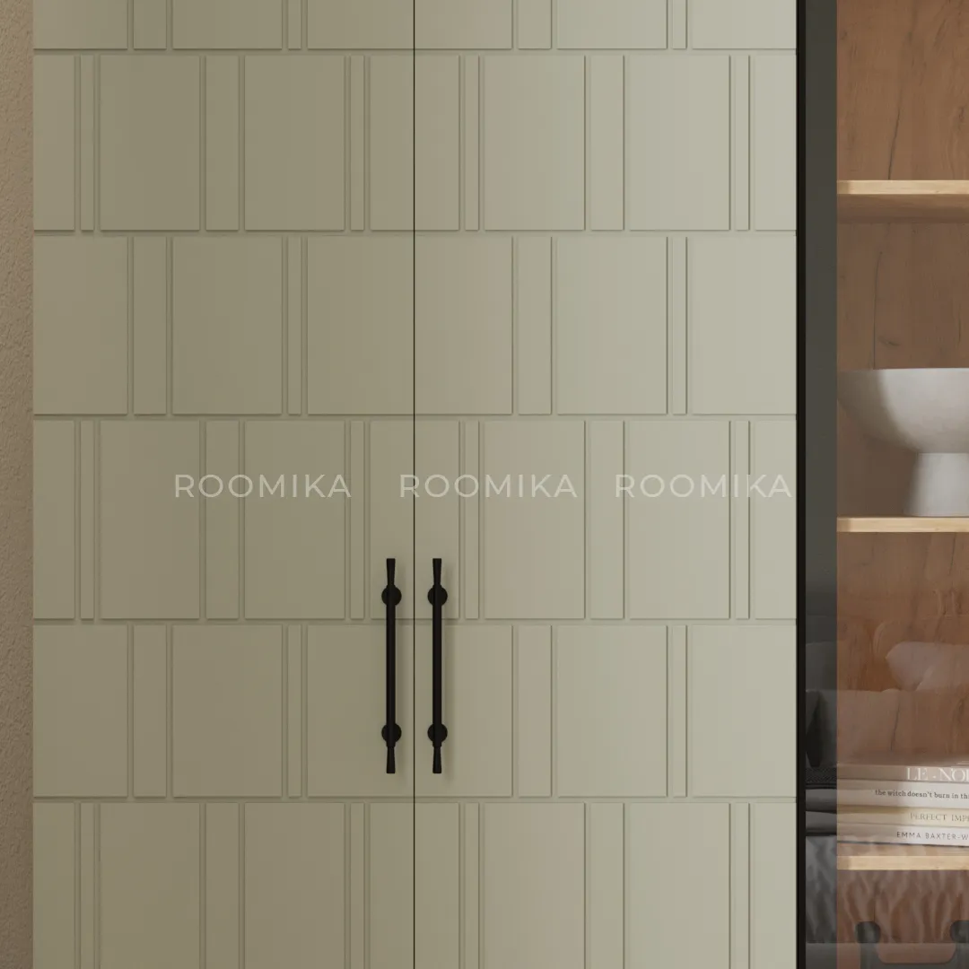 Шкафная группа Lazio фрезерованные фасады в эмали 32