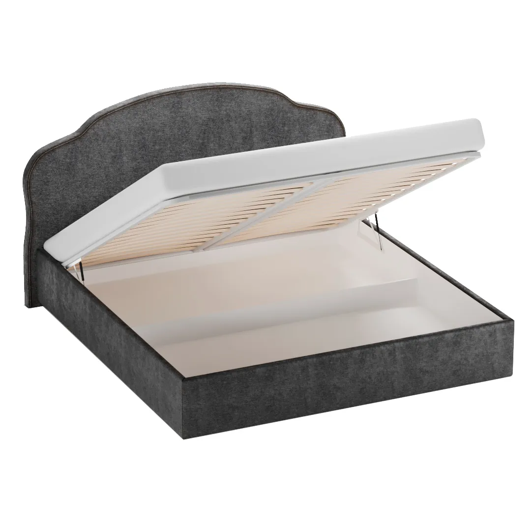 Кровать двуспальная мягкая ВЕРДИ с подъемным механизмом, 180x200