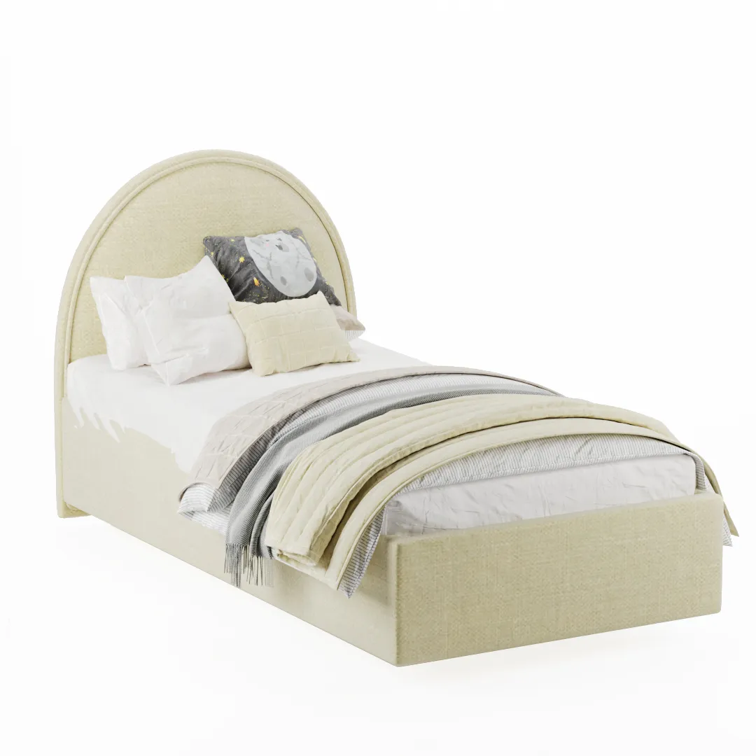 Кровать односпальная мягкая BUBBLE с подъемным механизмом Кровать односпальная мягкая BUBBLE с подъемным механизмом