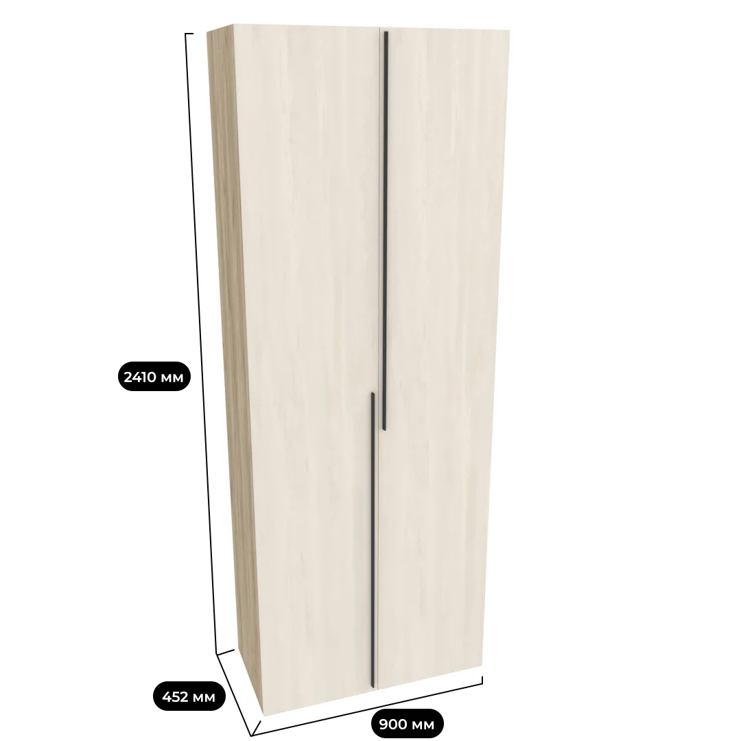 Шкаф двустворчатый L210.44-1