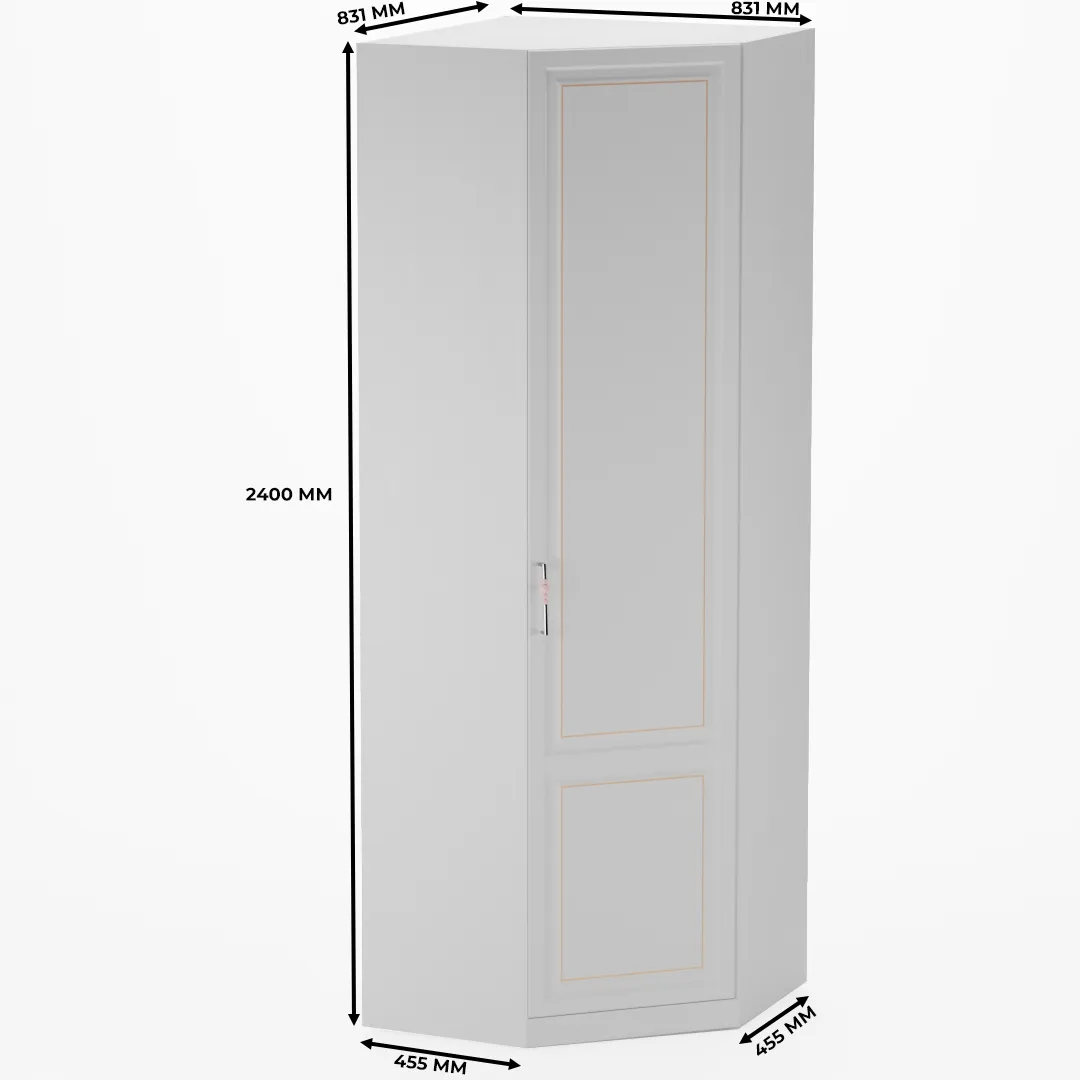 Шкаф угловой с перемычкой A218.1P
