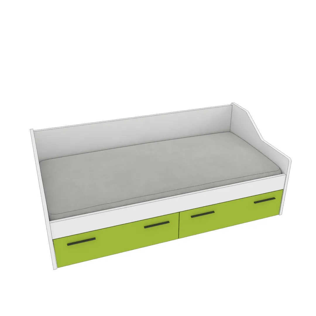 Кровать односпальная L902.200, 90x200 Кровать односпальная L902.200, 90x200