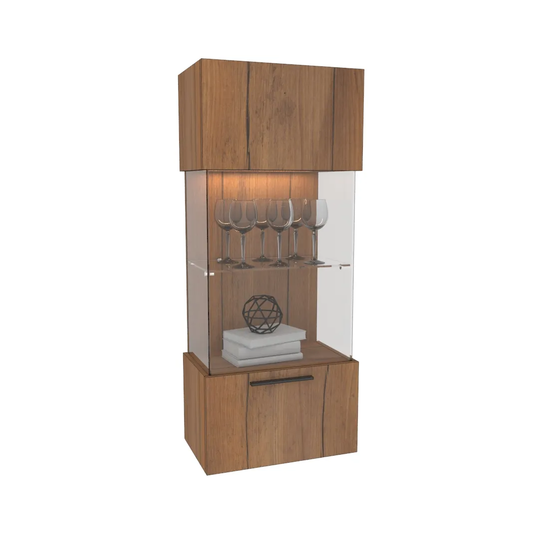 Шкаф навесной с подсветкой L350