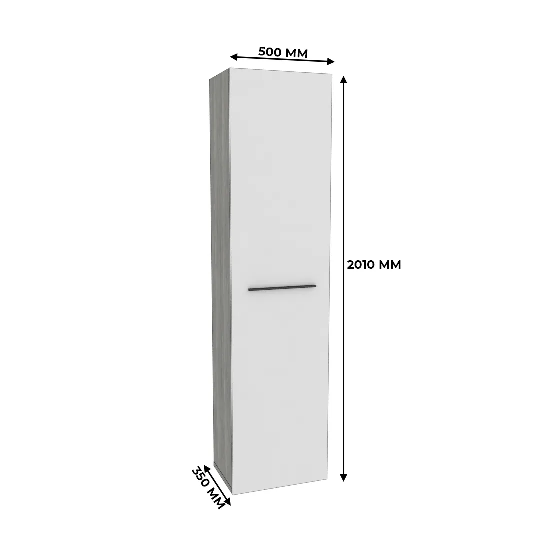 Шкаф 1 дверный напольный LG-220