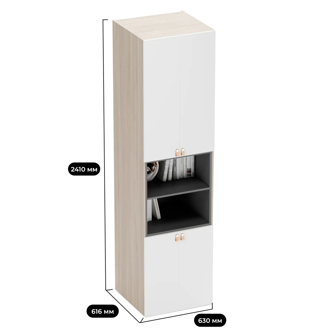 Шкаф книжный с нишей L228.60