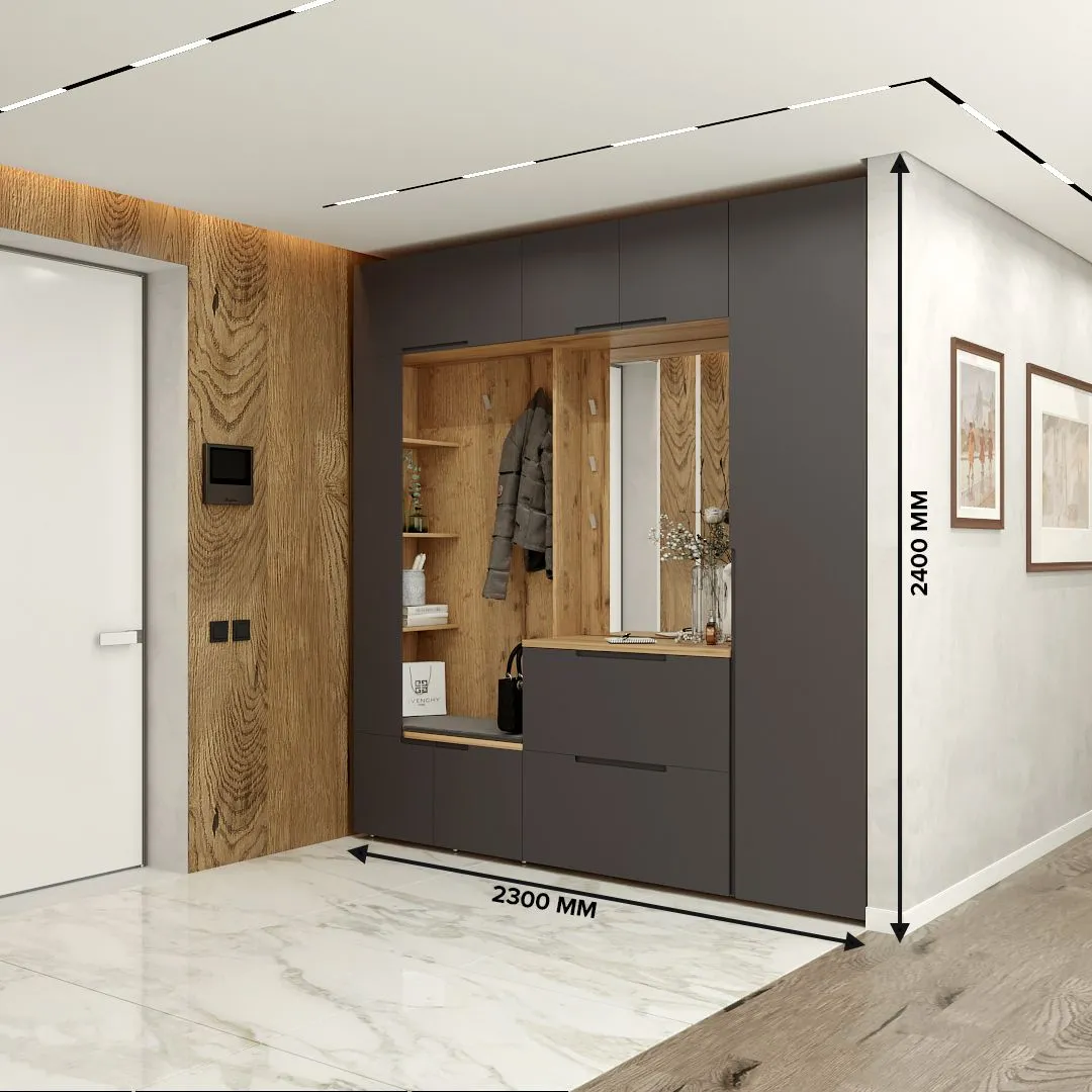 Lazio прихожая фасады в эмали 3