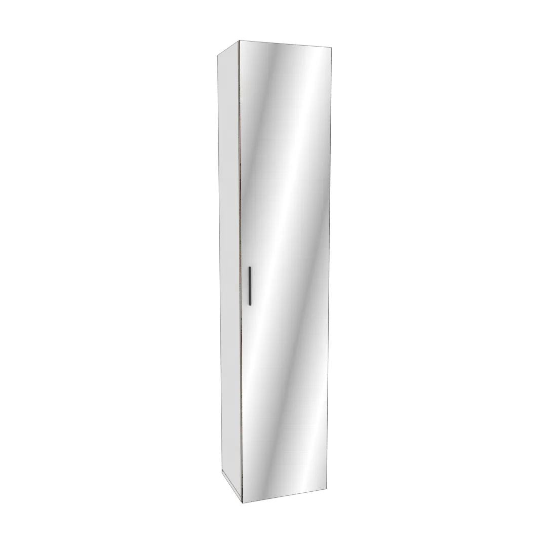 Шкаф одностворчатый с зеркалом L221.40-1Z