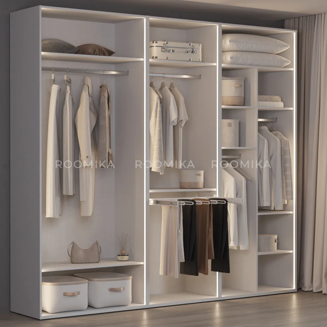 BELLE  Вешалка для брюк, 700 мм, цвет белый, BE70TRWH