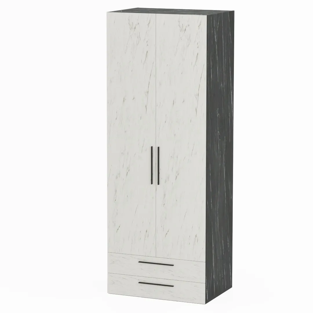 Шкаф двустворчатый с ящиками L211.60