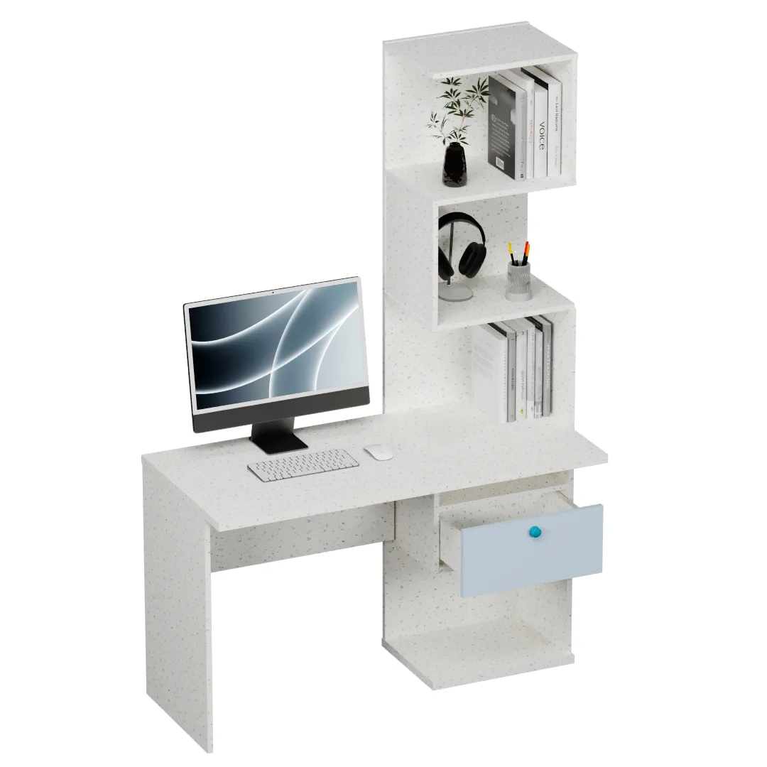 Рабочий стол со встроенным стеллажом HOF420