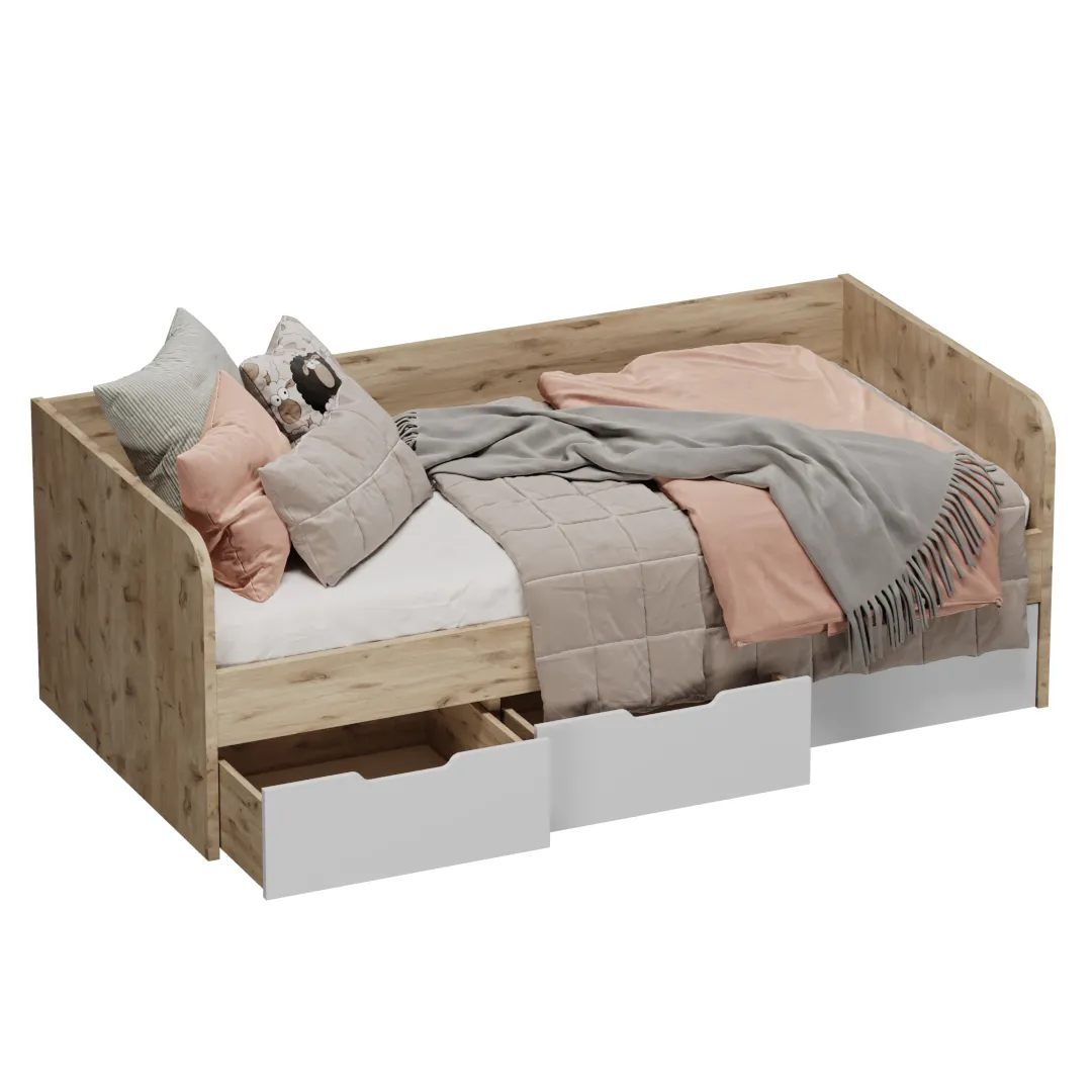 Кровать односпальная LG913.90, 90x190