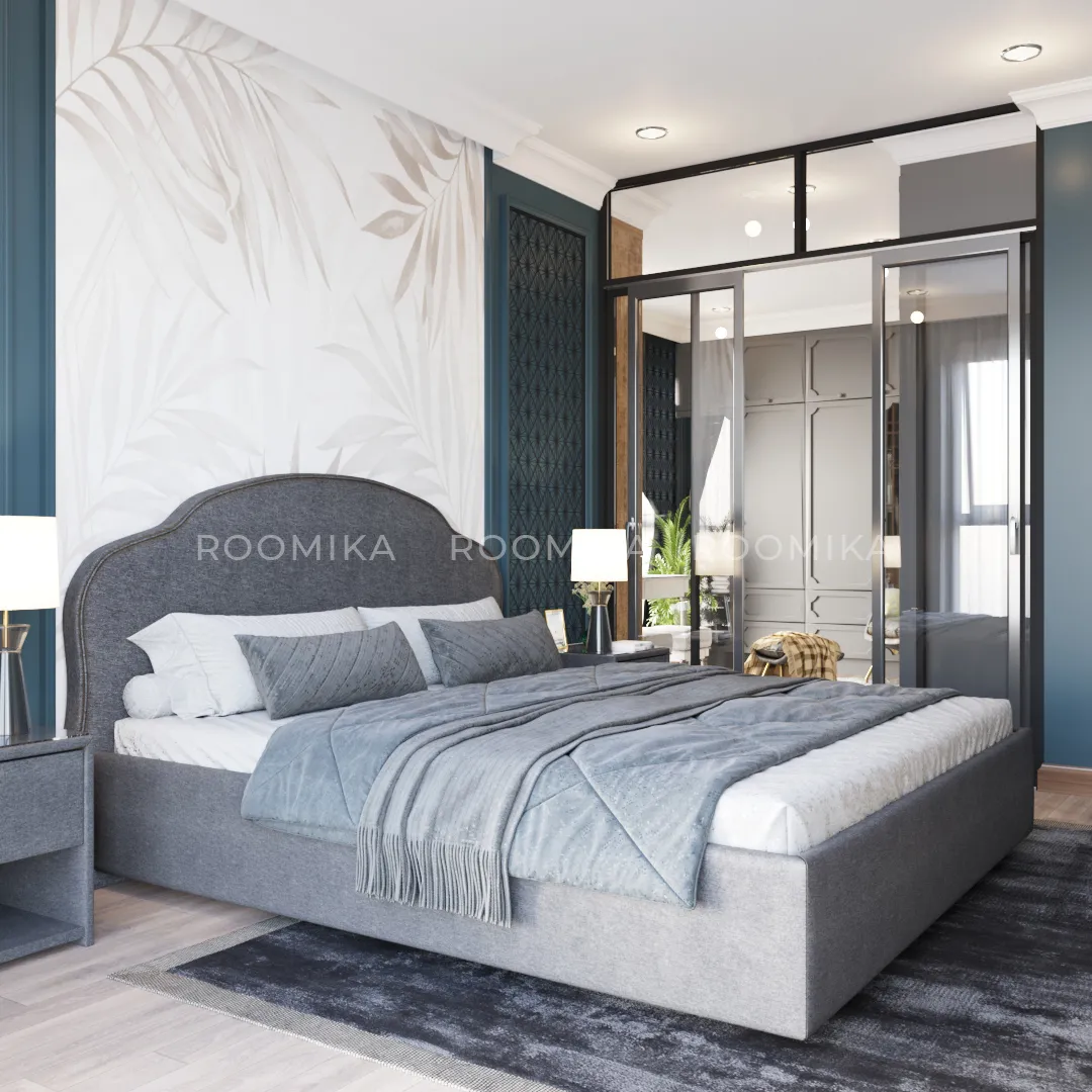 Кровать двуспальная мягкая ВЕРДИ с подъемным механизмом, 180x200