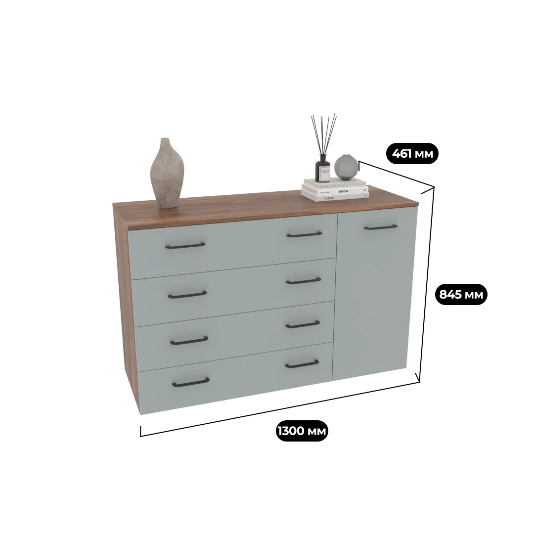 Комод с ящиками и дверью R706