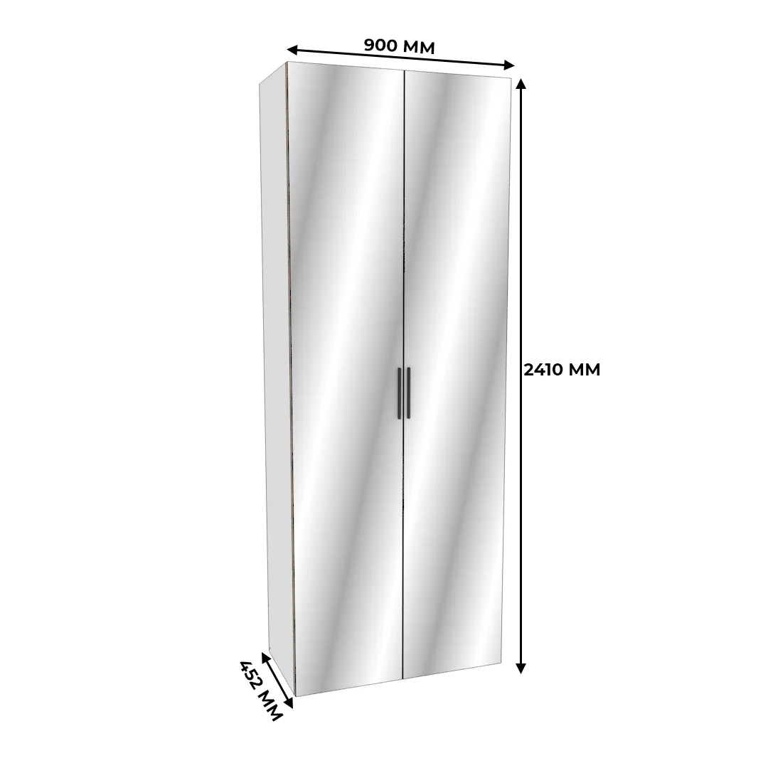 Шкаф двустворчатый с зеркалом L210.44-1Z