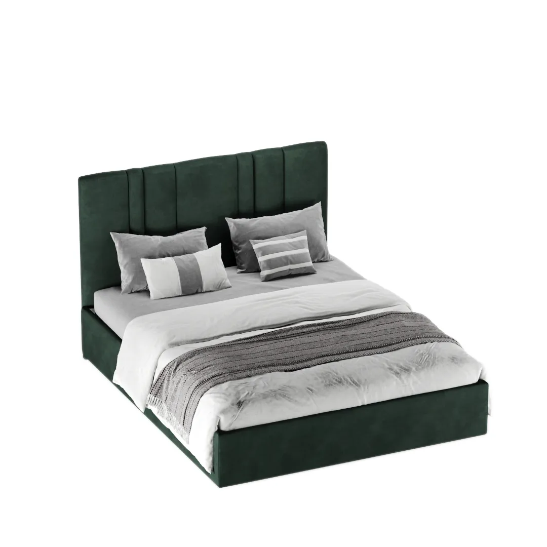 Кровать двуспальная мягкая ХИЛТОН с подъемным механизмом, 160x200