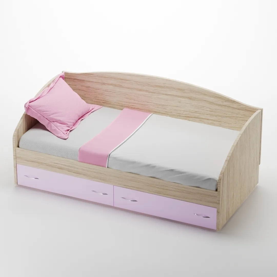 Кровать односпальная с ящиками P902N, 90x190 Кровать односпальная с ящиками P902N, 90x190